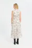 Women Beige Printed Sleeveless Dress sold by Redtag