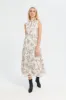 Women Beige Printed Sleeveless Dress sold by Redtag