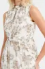 Women Beige Printed Sleeveless Dress sold by Redtag