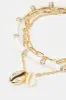 Women Gold Embellished Anklet sold by Redtag