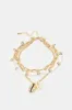 Women Gold Embellished Anklet sold by Redtag