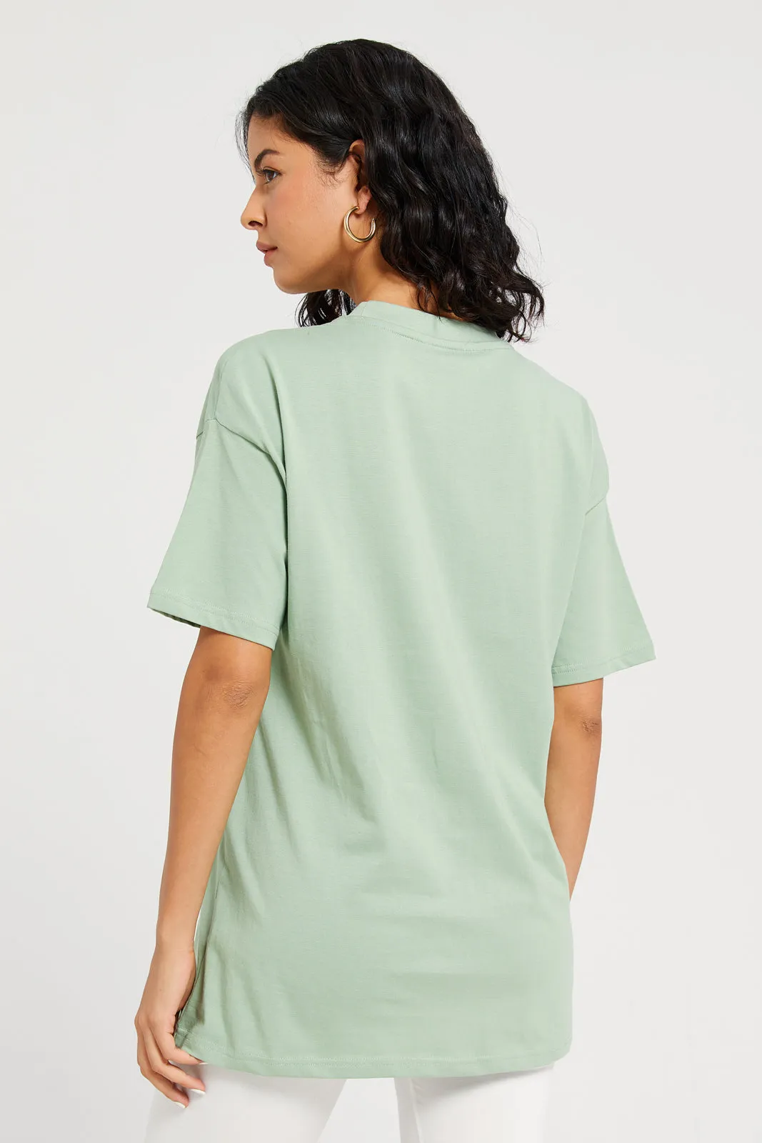 Woman Mint Active T-Shirt sold by Redtag product image thumbnail 3