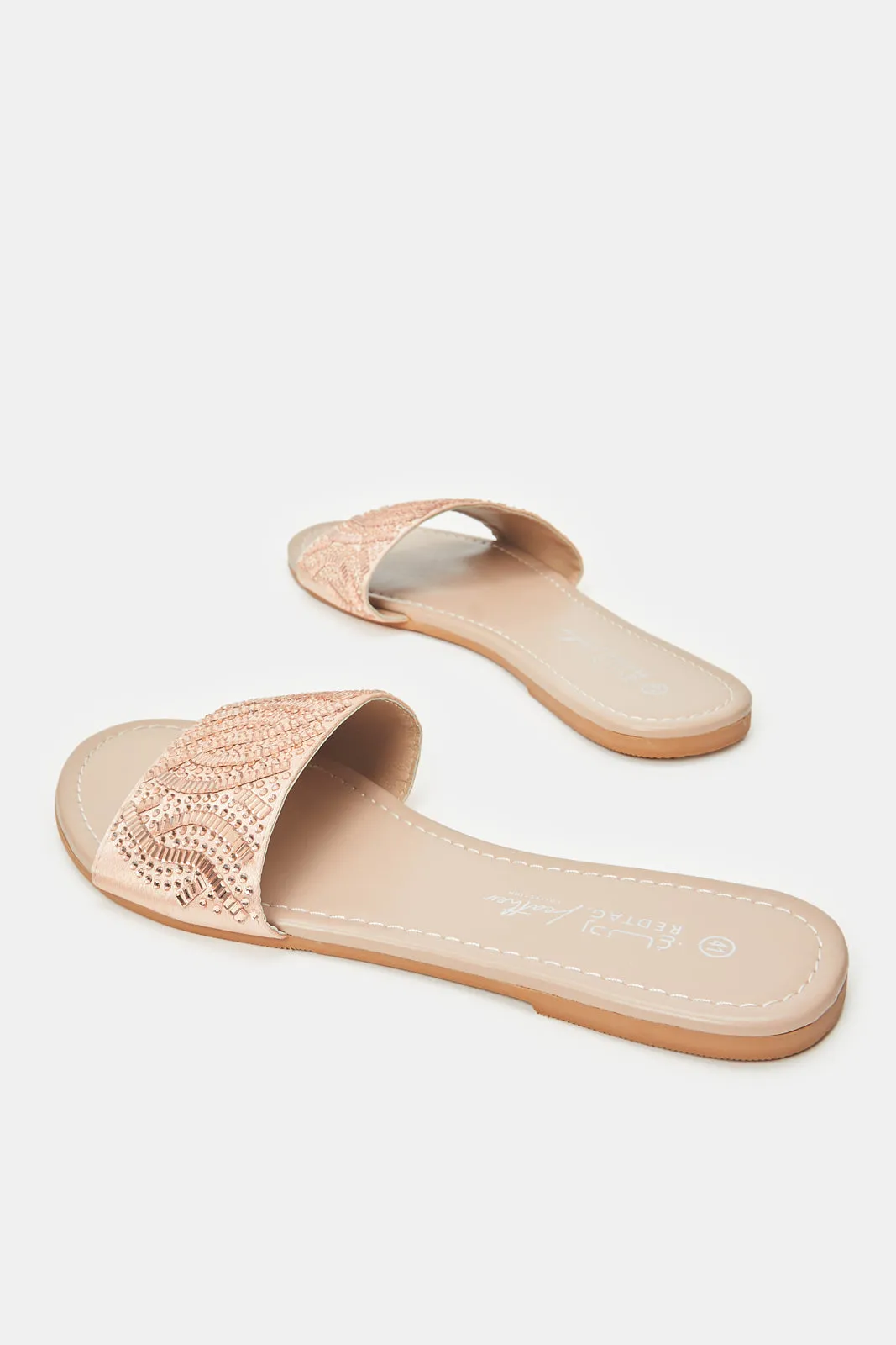 Women Pink Embellished Mule sold by Redtag product image thumbnail 4