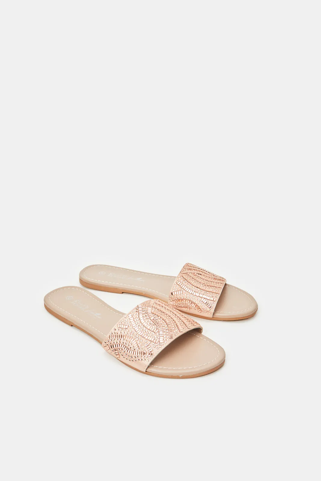 Women Pink Embellished Mule sold by Redtag product image thumbnail 2
