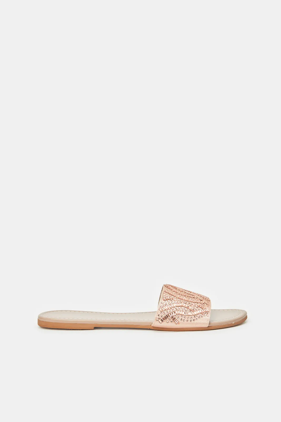 Women Pink Embellished Mule sold by Redtag