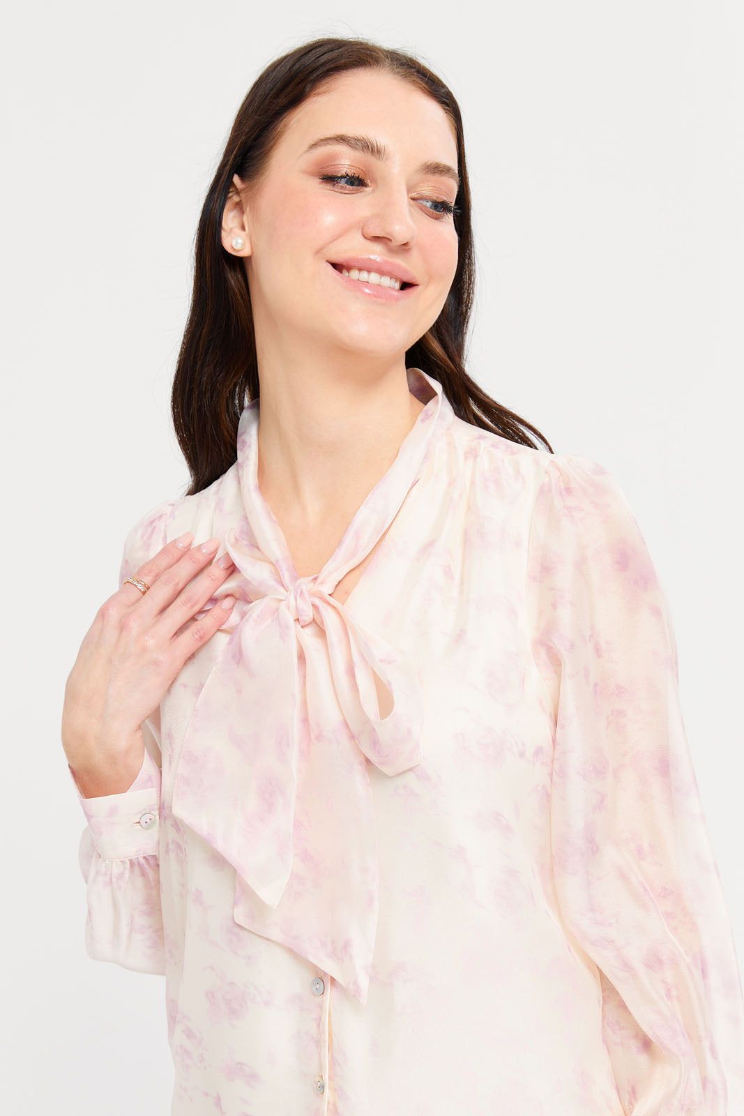 Women Assorted Printed Tie Up Neck Detailed Blouse sold by Redtag product image thumbnail 4
