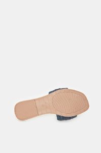 Women Blue Mule With Embellishment sold by Redtag