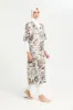 Women Assorted Floral Print Satin Kaftan Dress sold by Redtag