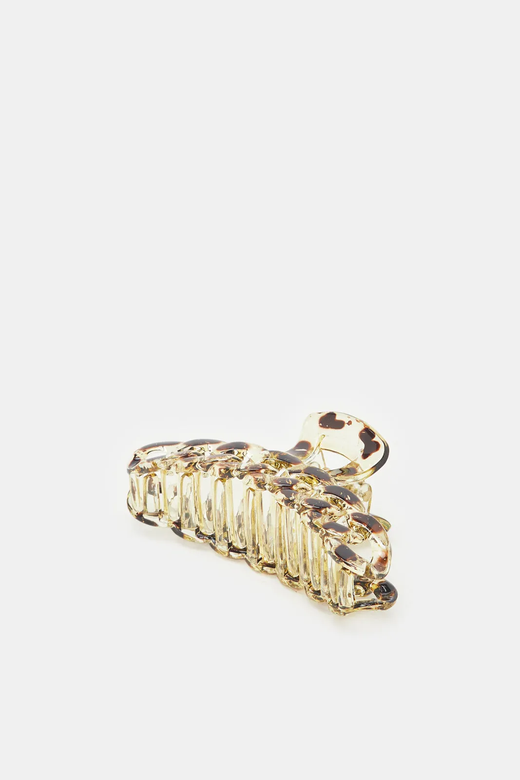 Women Gold Plain Hair Clip sold by Redtag