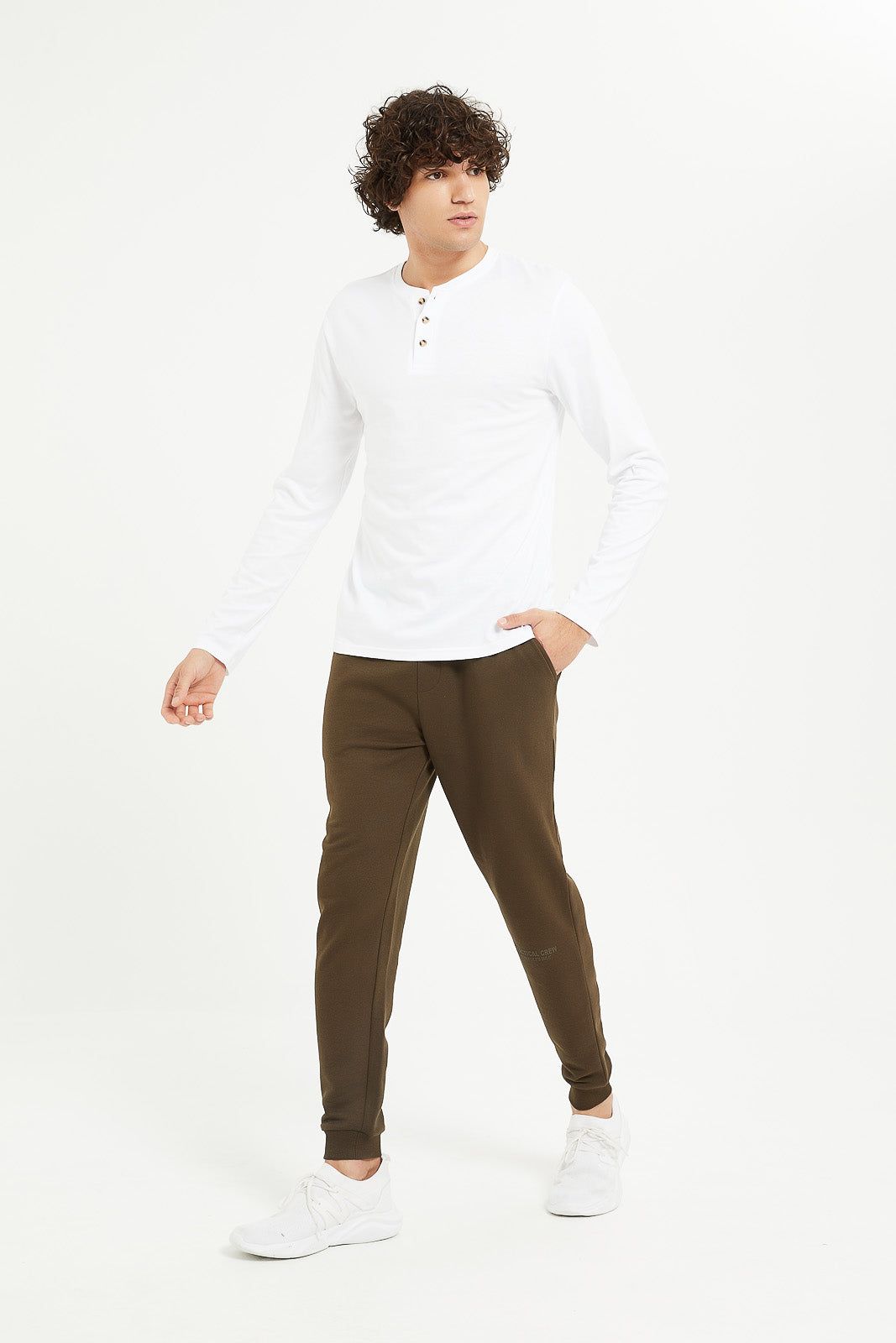 Men Brown Jog Pants sold by Redtag product image thumbnail 2