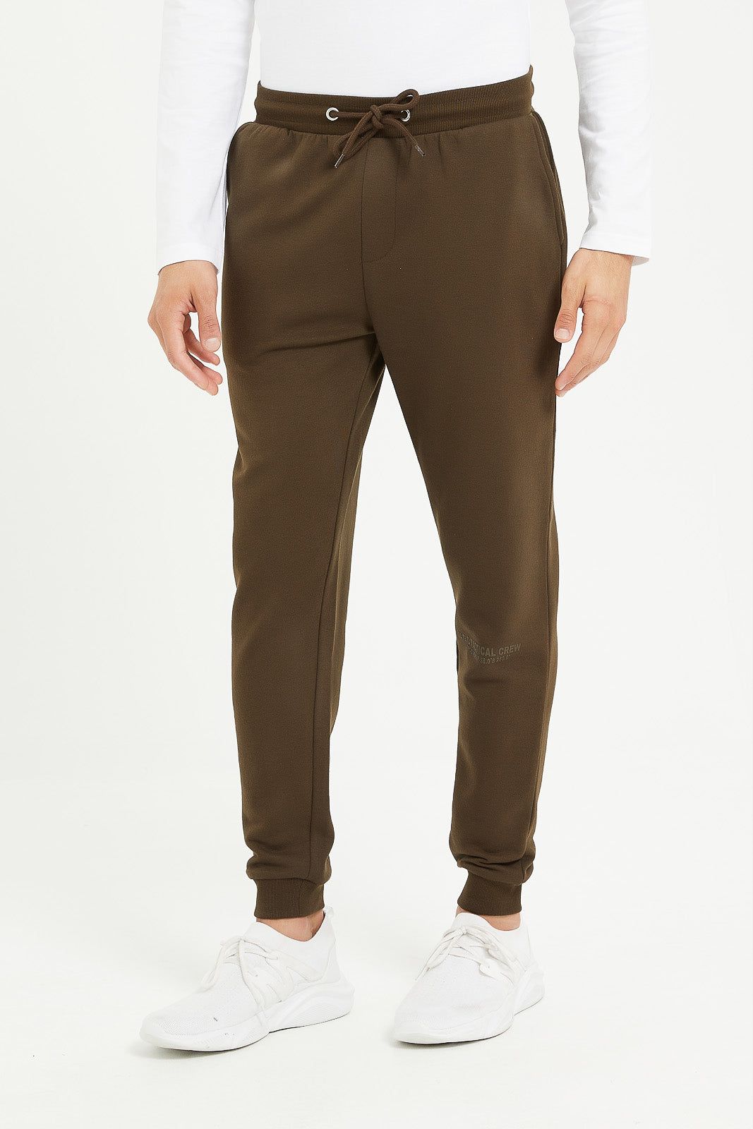Men Brown Jog Pants sold by Redtag