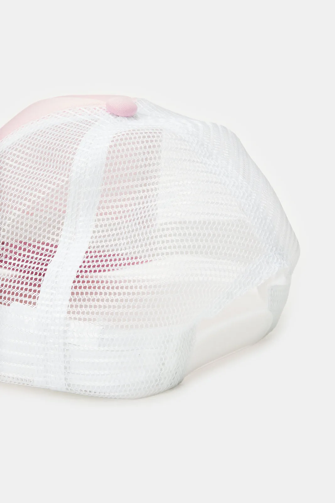 Women Pink Stay Fabulous Embroidery Cap sold by Redtag product image thumbnail 4