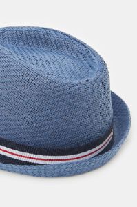 Men Navy Fedora Hats With Band sold by Redtag