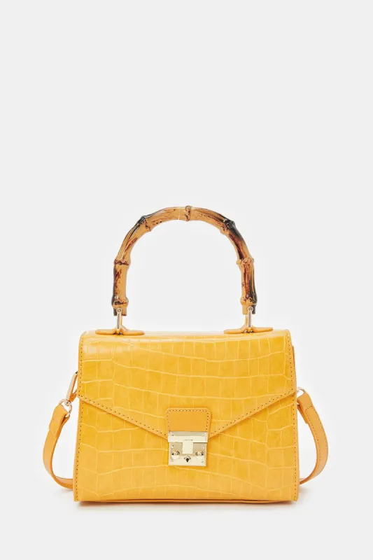 Women Mustard Cross Body Bag sold by Redtag