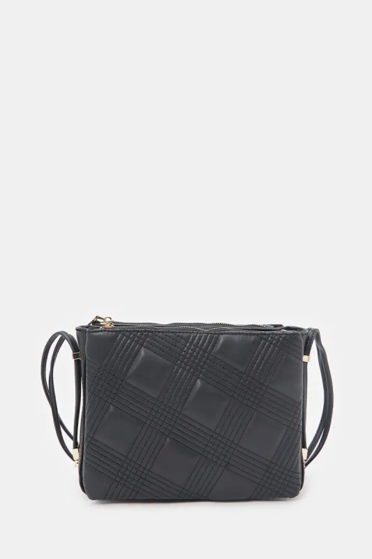 Women Black Cross Body Bag sold by Redtag