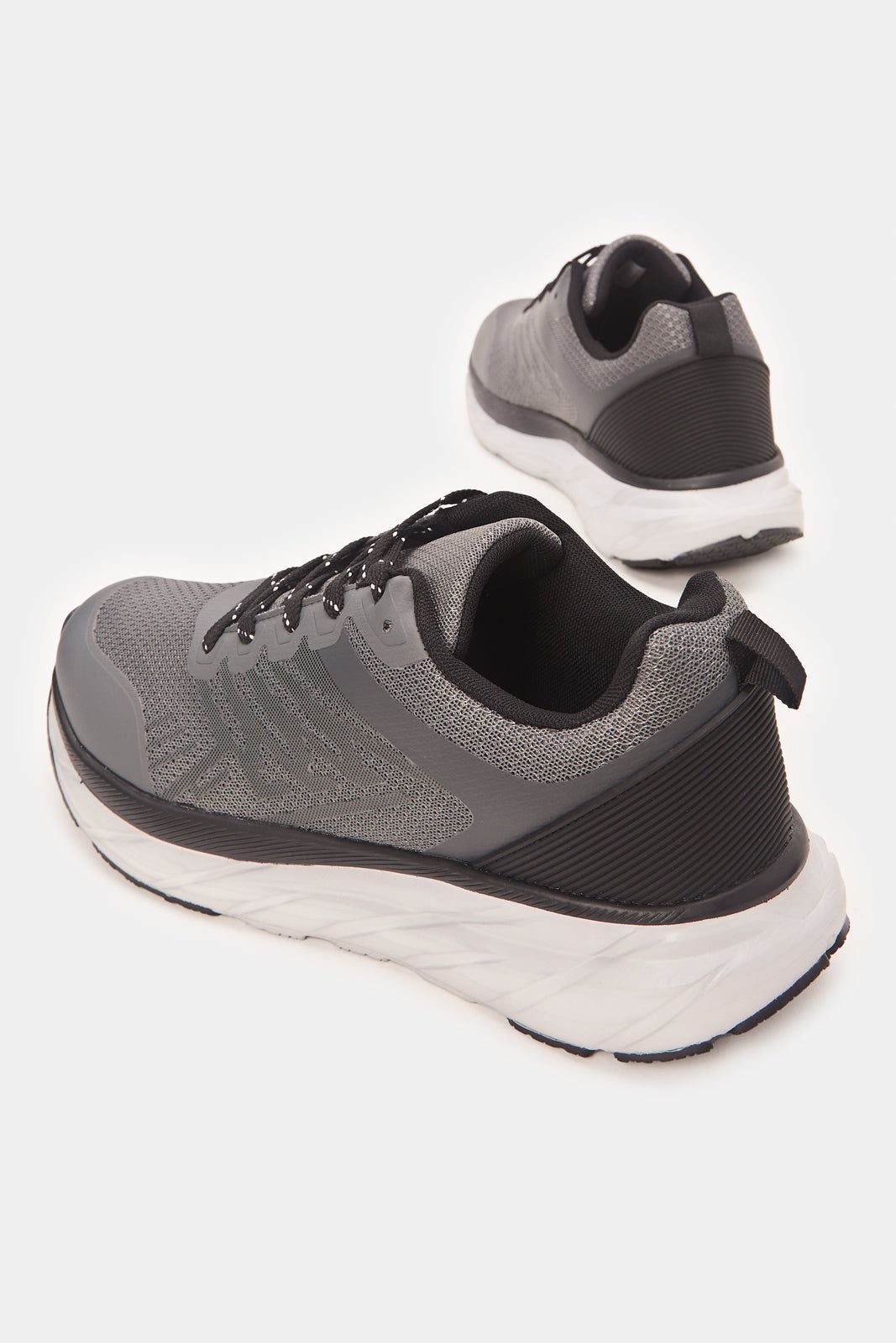 Men Grey Material Block Trainers sold by Redtag product image thumbnail 4