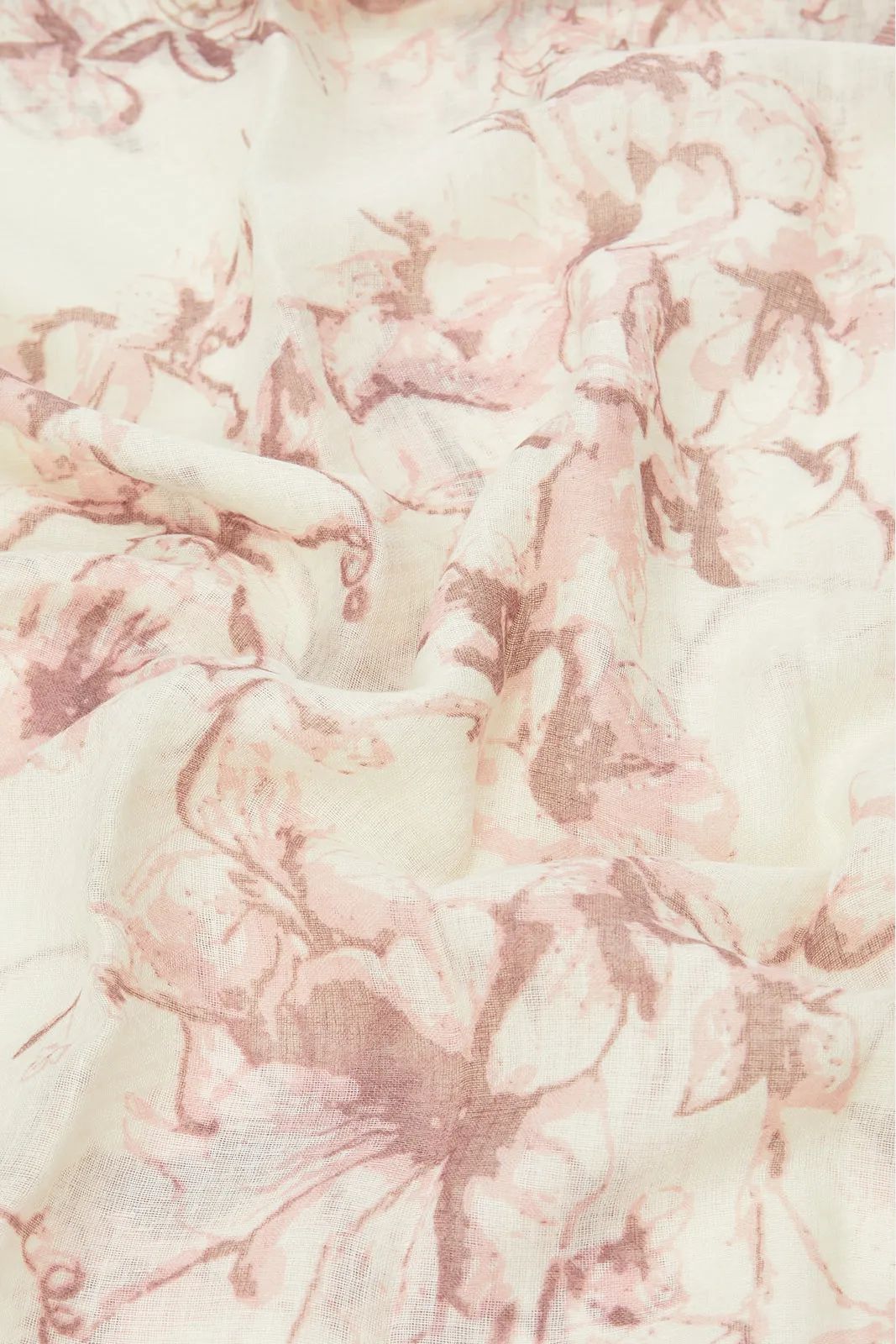 Women Pink Floral Printed Scarf sold by Redtag product image thumbnail 3