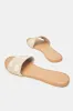 Women Beige Embroidered Mule sold by Redtag