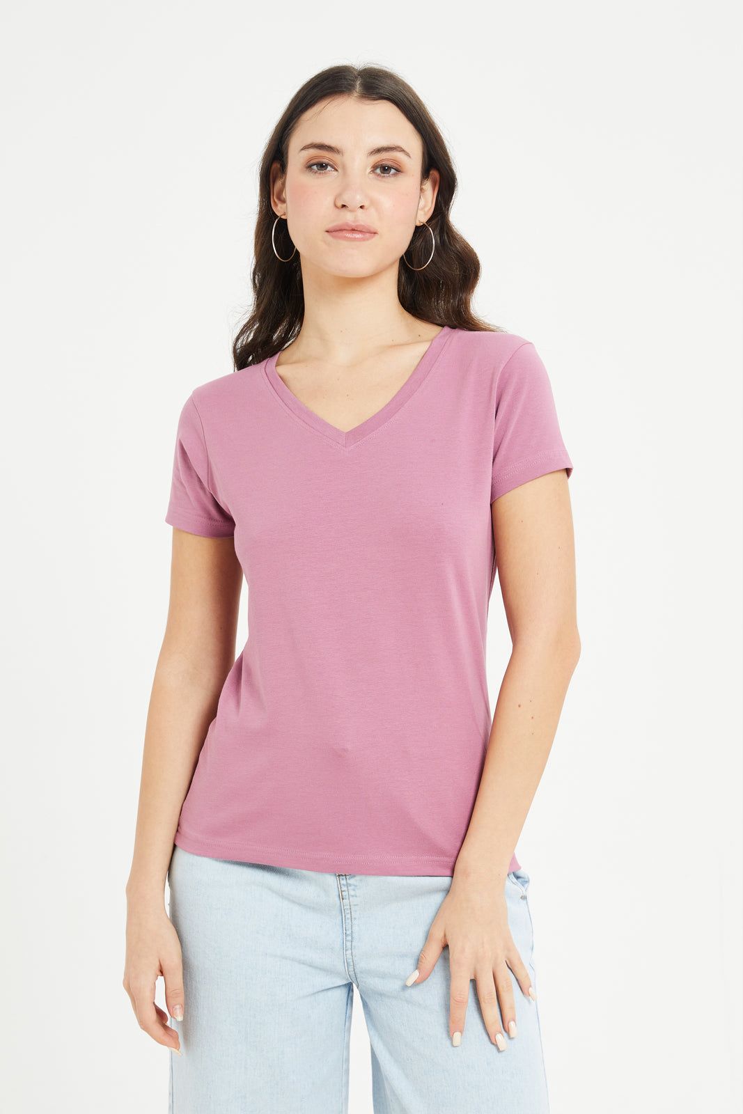 Women Pink Basic T-Shirt sold by Redtag