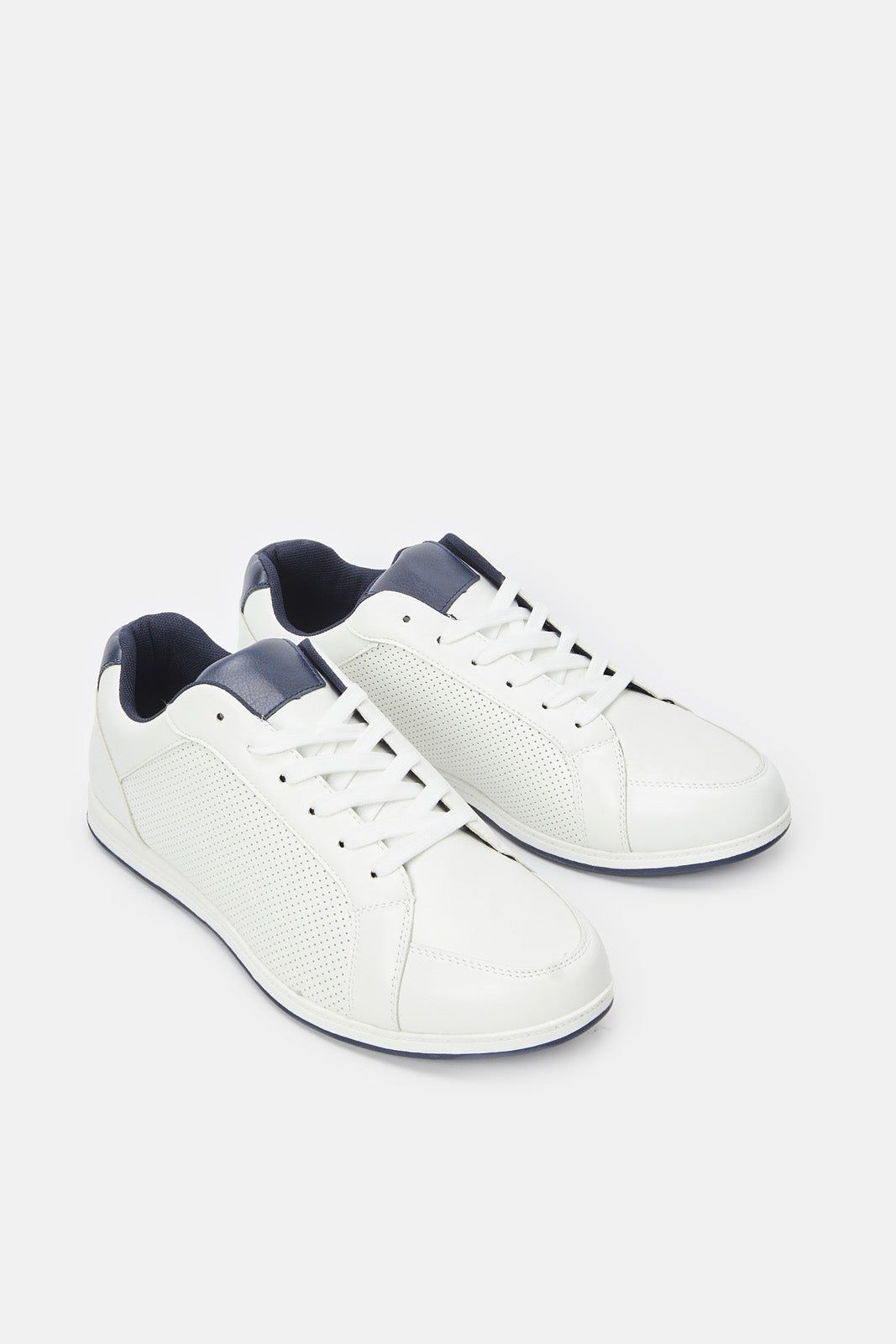 Men White Material Block Sneaker sold by Redtag product image thumbnail 2
