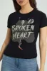 Black Cruella T-Shirt sold by Redtag