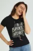 Black Cruella T-Shirt sold by Redtag