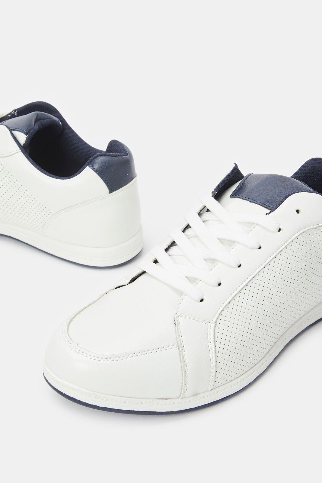 Men White Material Block Sneaker sold by Redtag product image thumbnail 3
