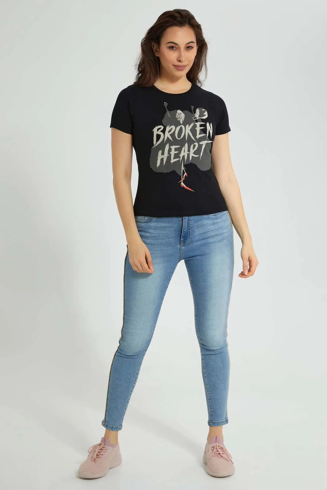 Black Cruella T-Shirt sold by Redtag product image thumbnail 2