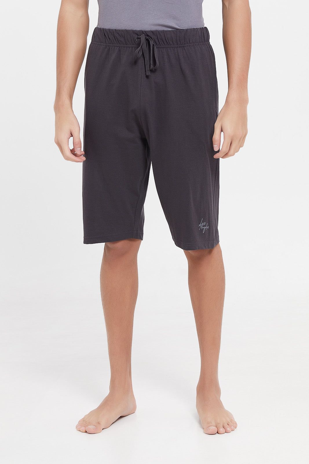 Men Black And Grey Pyjama Set (2 Piece) sold by Redtag product image thumbnail 3