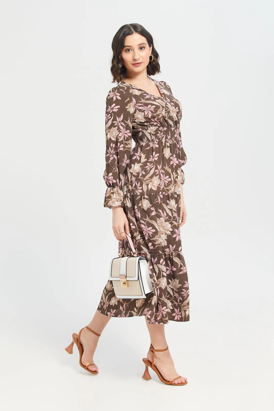 Wrap Crepe Printed Dress sold by Redtag product image thumbnail 4