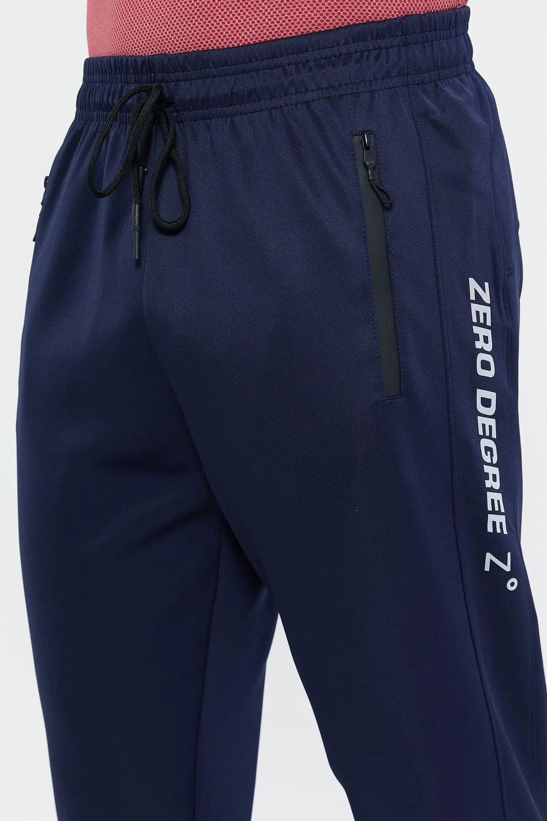 Men Navy Side Print Active Pants sold by Redtag product image thumbnail 4