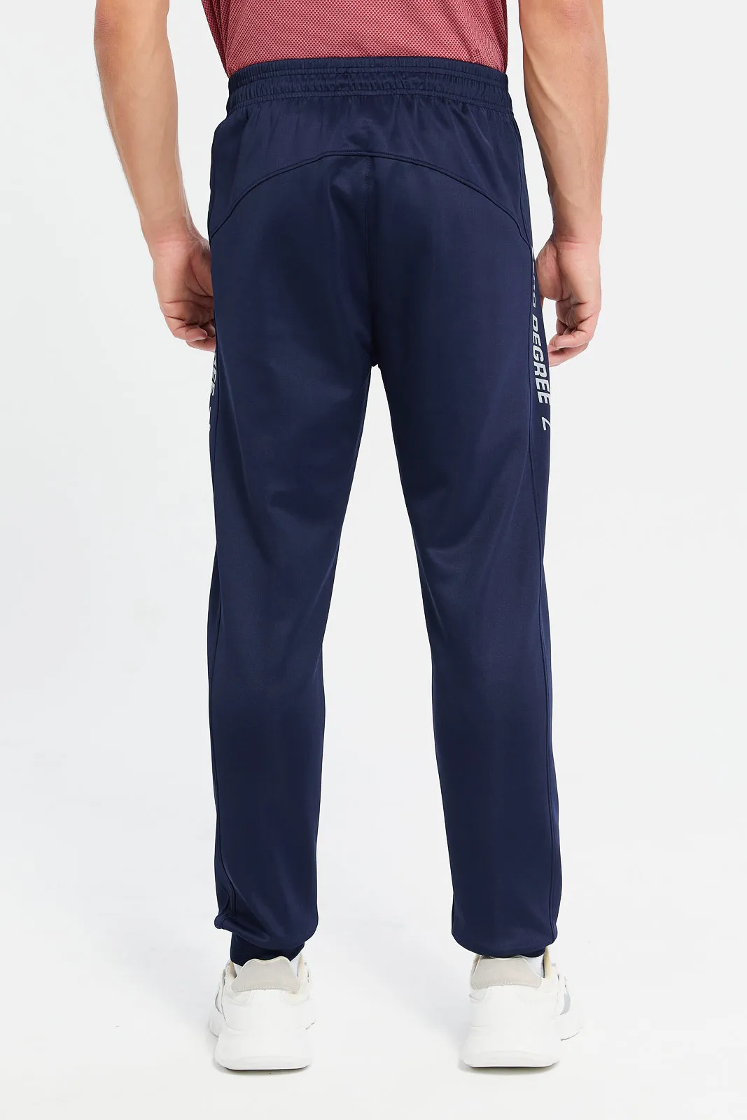 Men Navy Side Print Active Pants sold by Redtag product image thumbnail 3