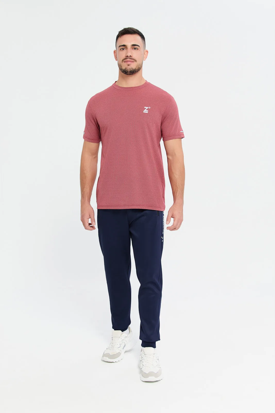 Men Navy Side Print Active Pants sold by Redtag product image thumbnail 2