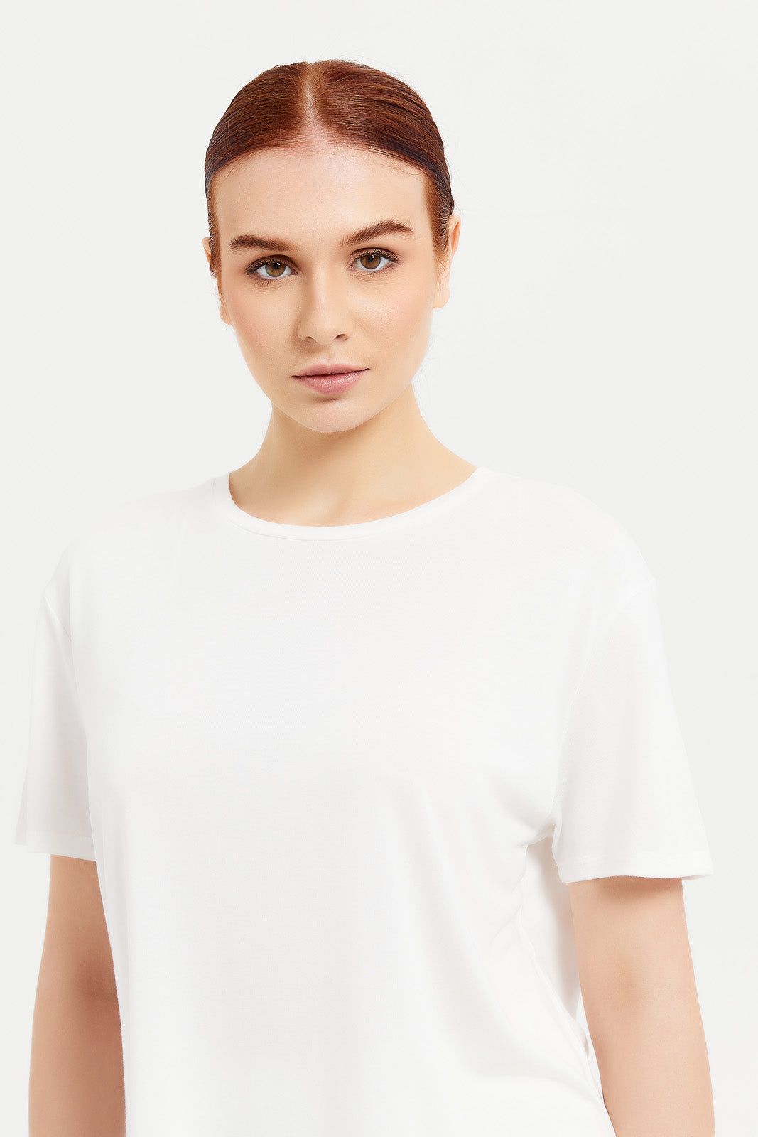 Women White Boxy T-Shirt sold by Redtag product image thumbnail 4