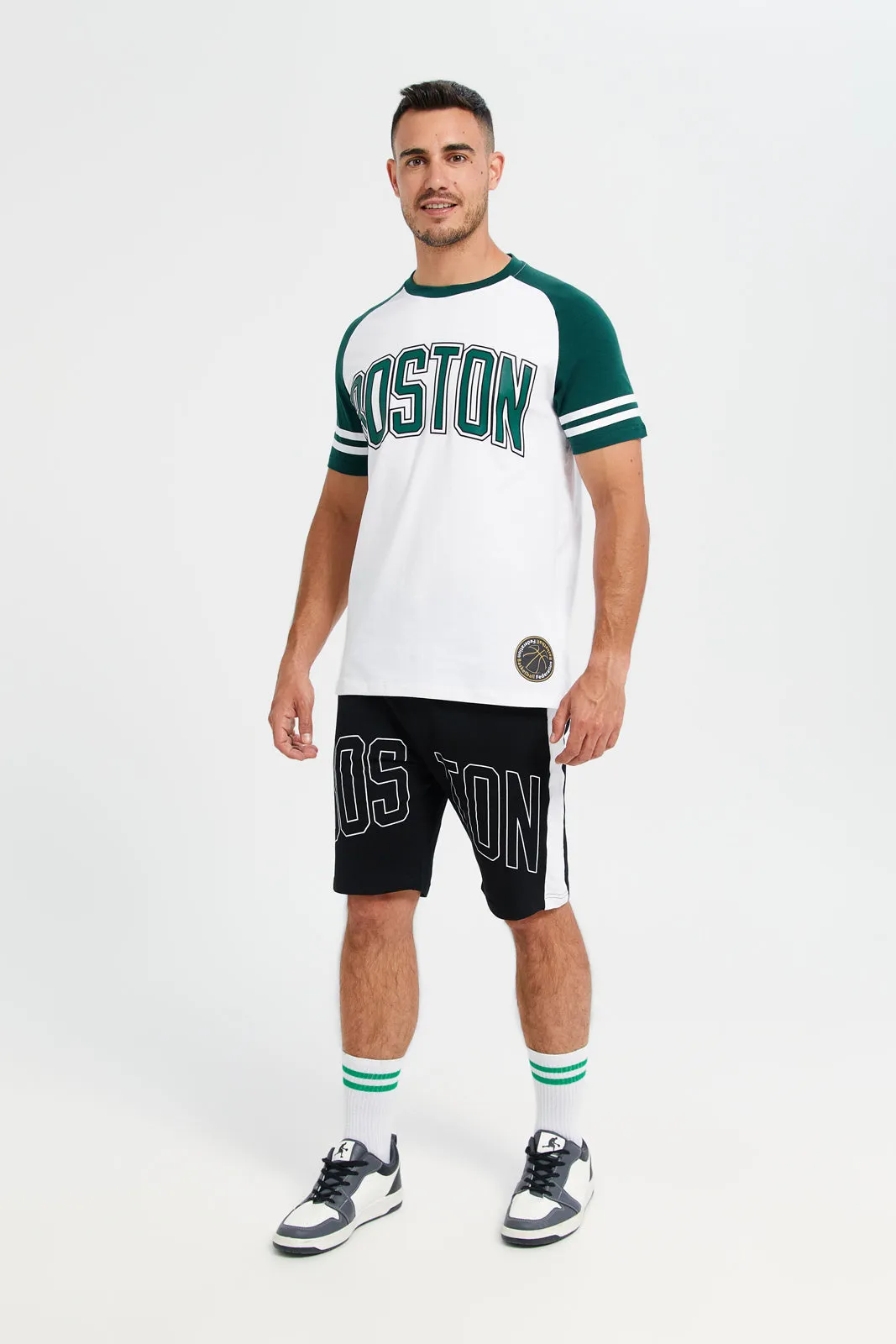 Men Green Active T-Shirt sold by Redtag product image thumbnail 2