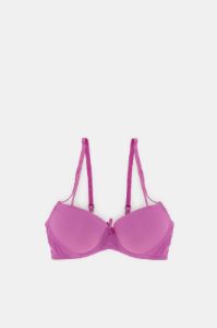 Women Purple And Black 2 Pack T-Shirt Bra Set (Pack of 2) sold by Redtag