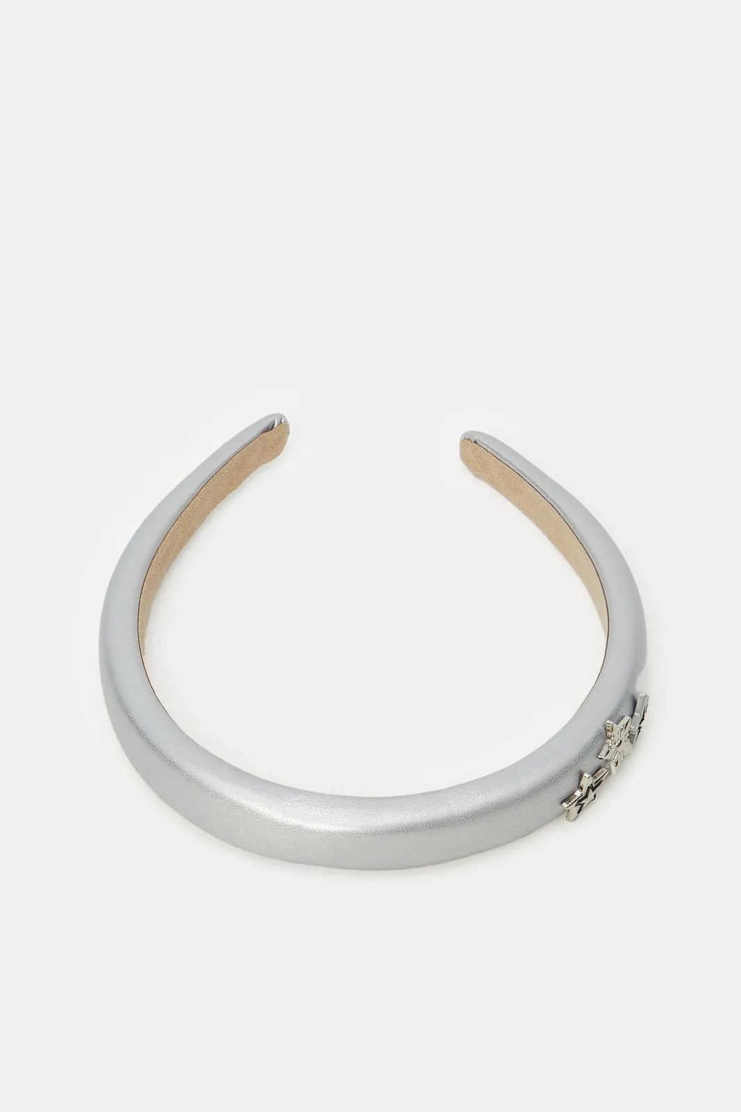 Women Silver Embellished Headband sold by Redtag