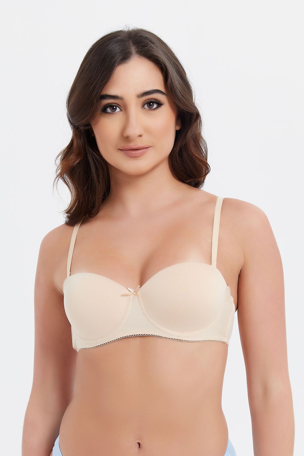 Women Beige And Black Balconette Bra Set (Pack of 2) sold by Redtag product image thumbnail 3