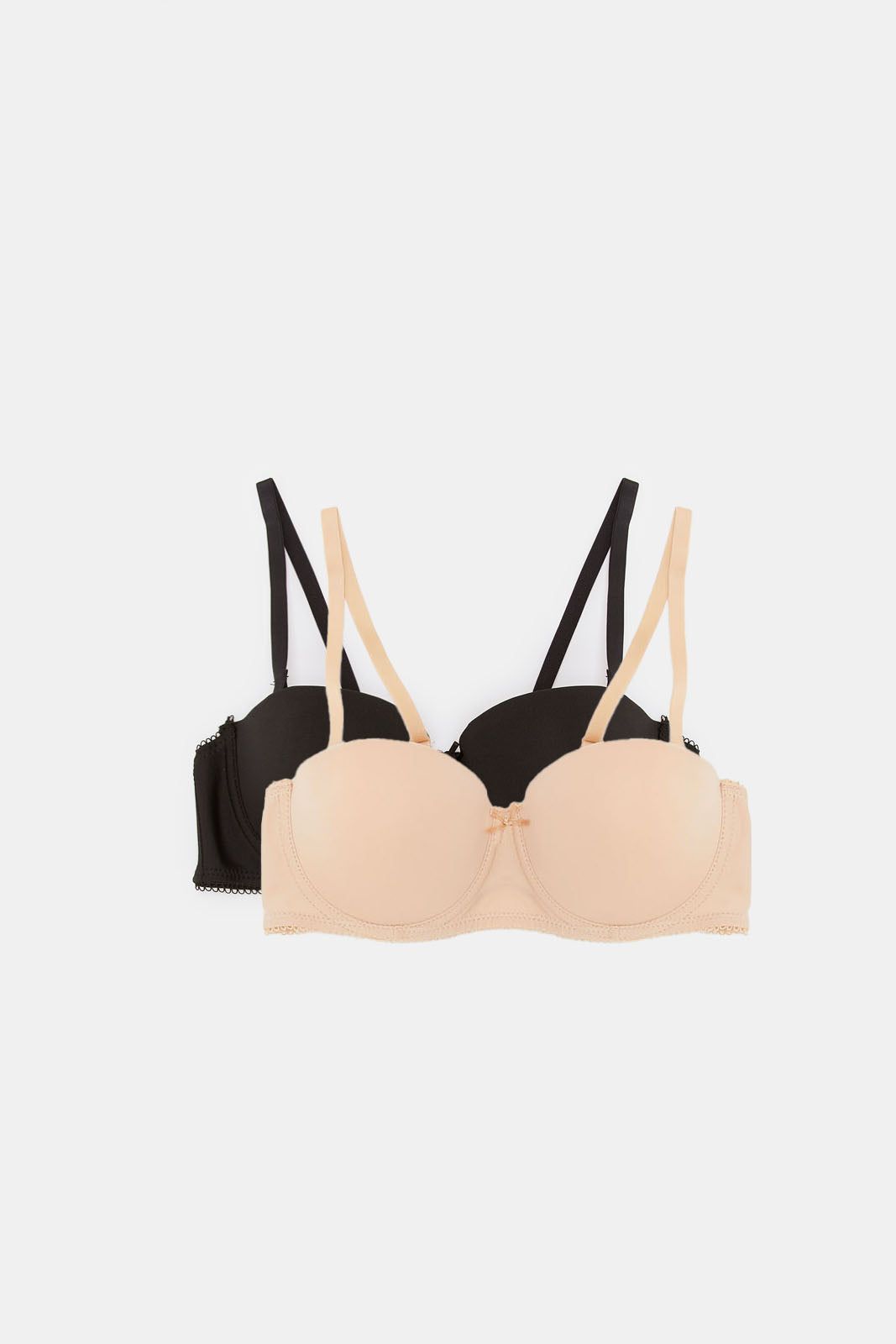 Women Beige And Black Balconette Bra Set (Pack of 2) sold by Redtag product image thumbnail 2