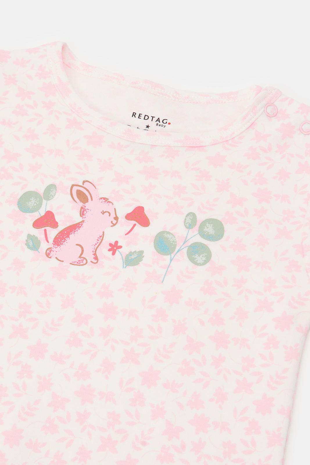 Baby Pink Printed Romper sold by Redtag product image thumbnail 2