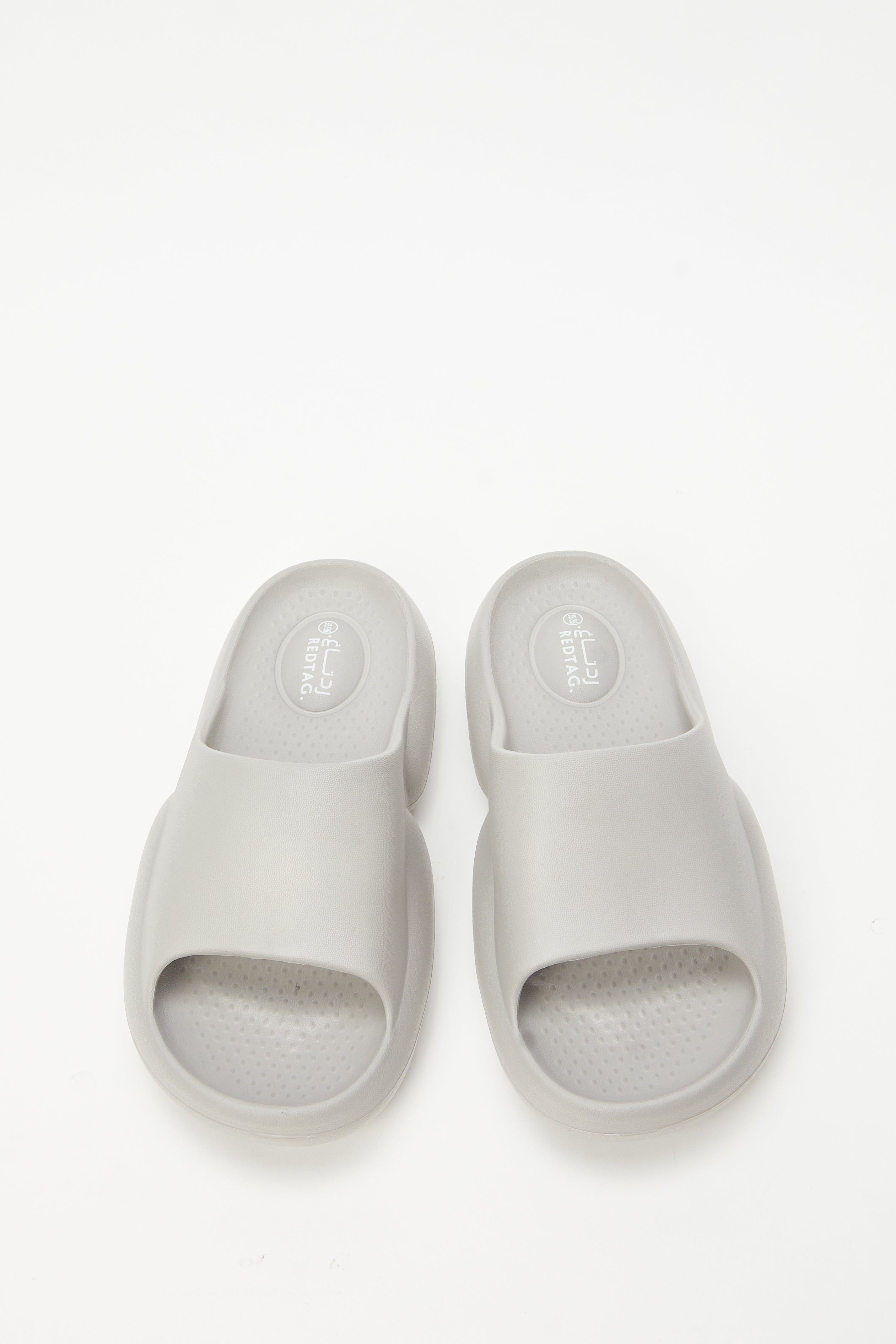 Women Grey Moulded Slide sold by Redtag product image thumbnail 2