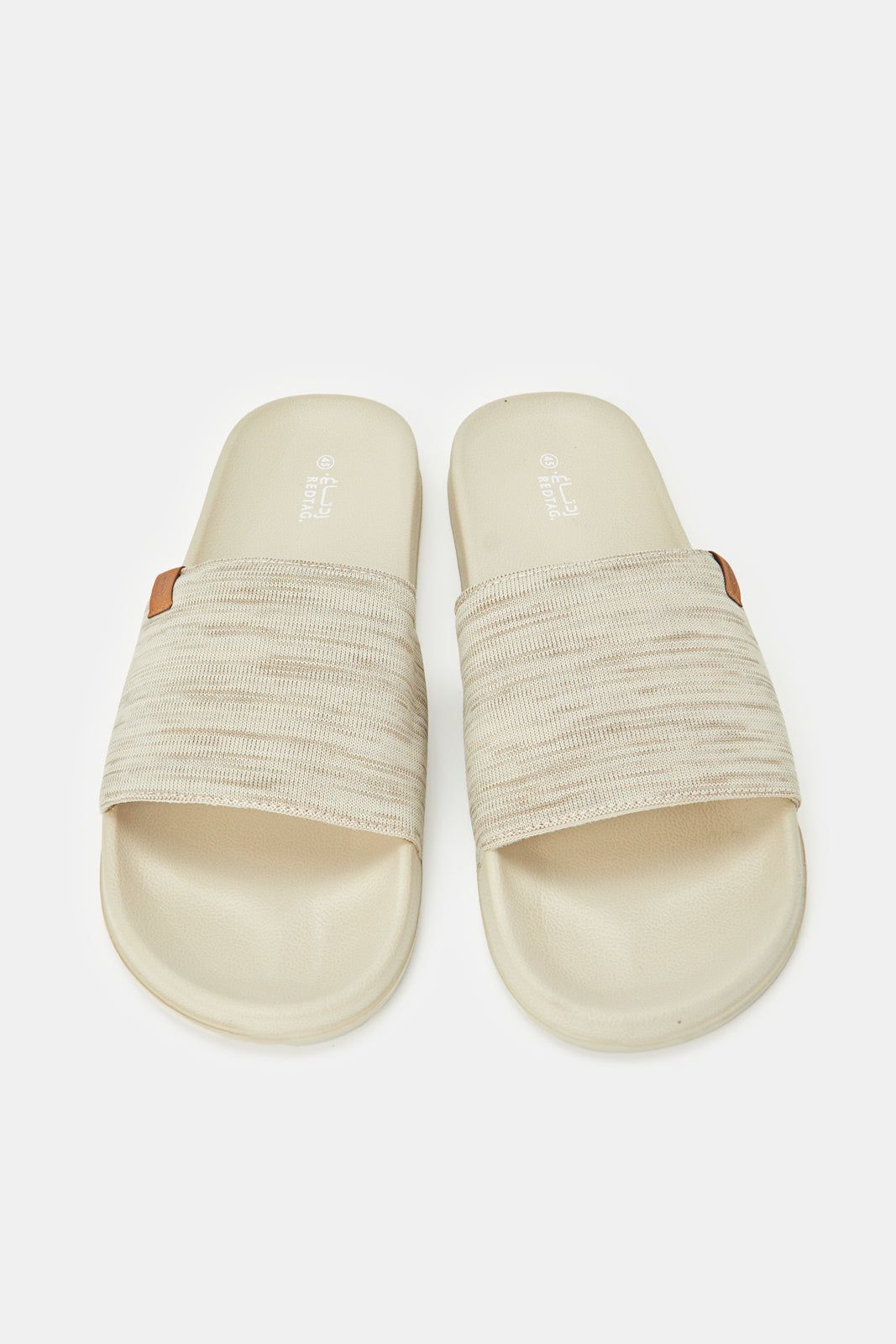 Men Beige Padded Slide sold by Redtag product image thumbnail 2