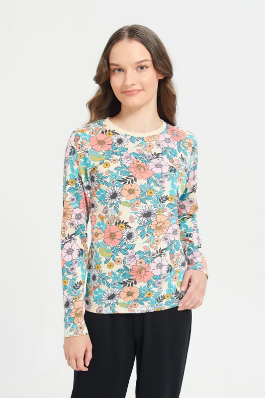 Floral L/S Basic Tshirts sold by Redtag