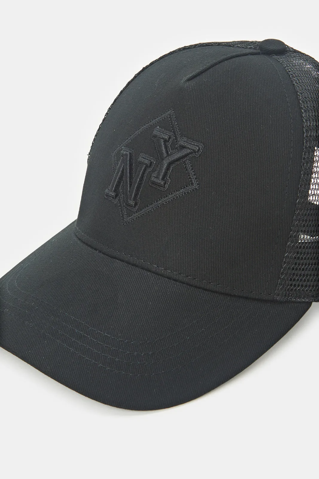 Women Black NY Embellished Cap sold by Redtag product image thumbnail 2