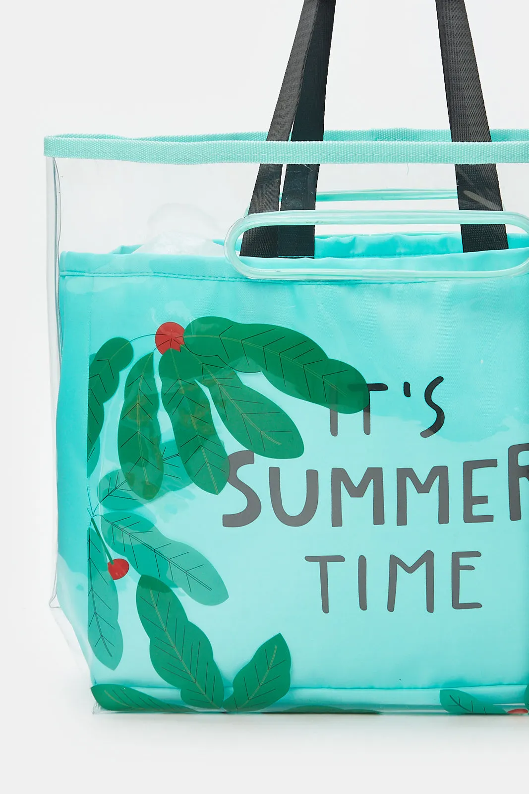 Women Green Printed Beach Bag sold by Redtag product image thumbnail 3