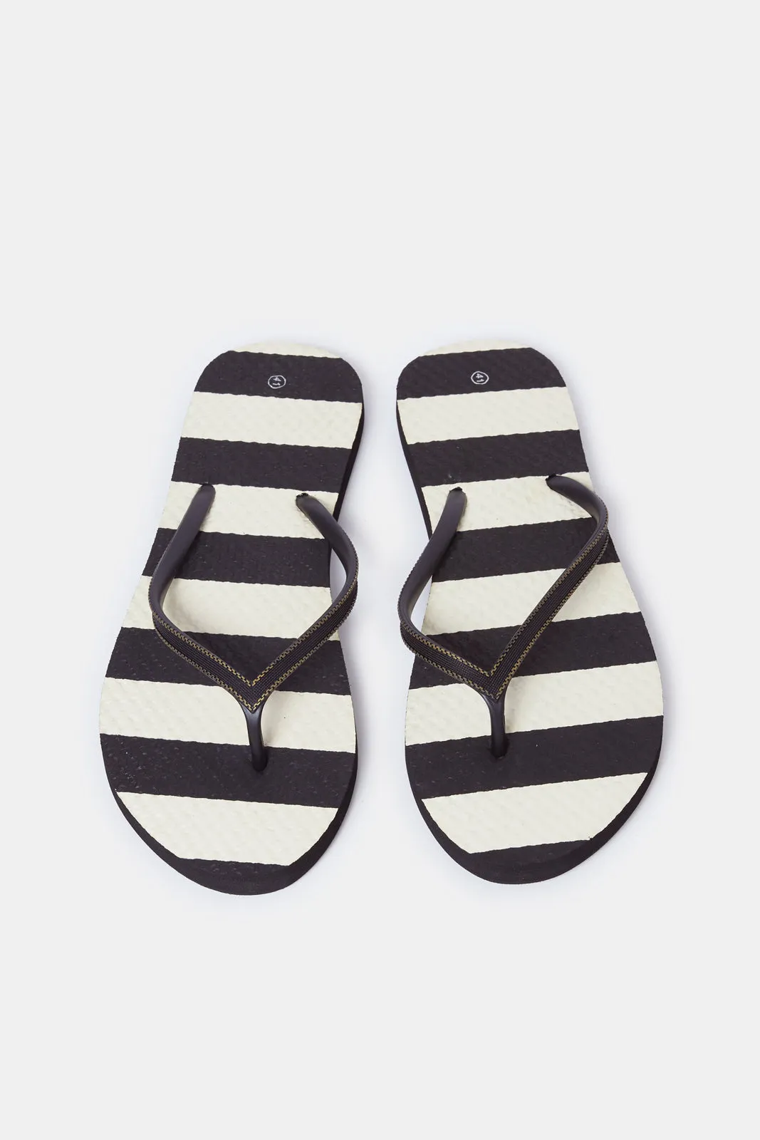 Women Black Chain Trim Flip Flop sold by Redtag product image thumbnail 2