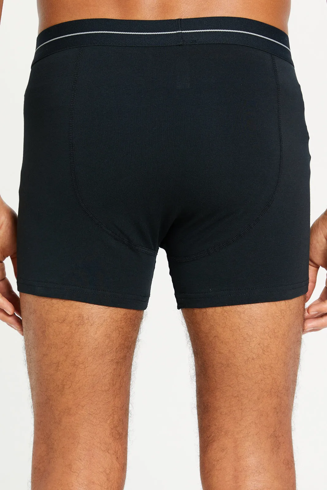 Men Black Plain Hipster Set (Pack Of 2) sold by Redtag product image thumbnail 3