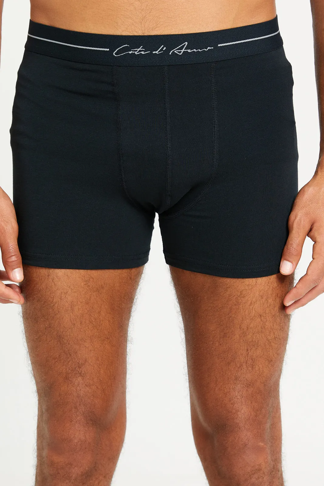 Men Black Plain Hipster Set (Pack Of 2) sold by Redtag