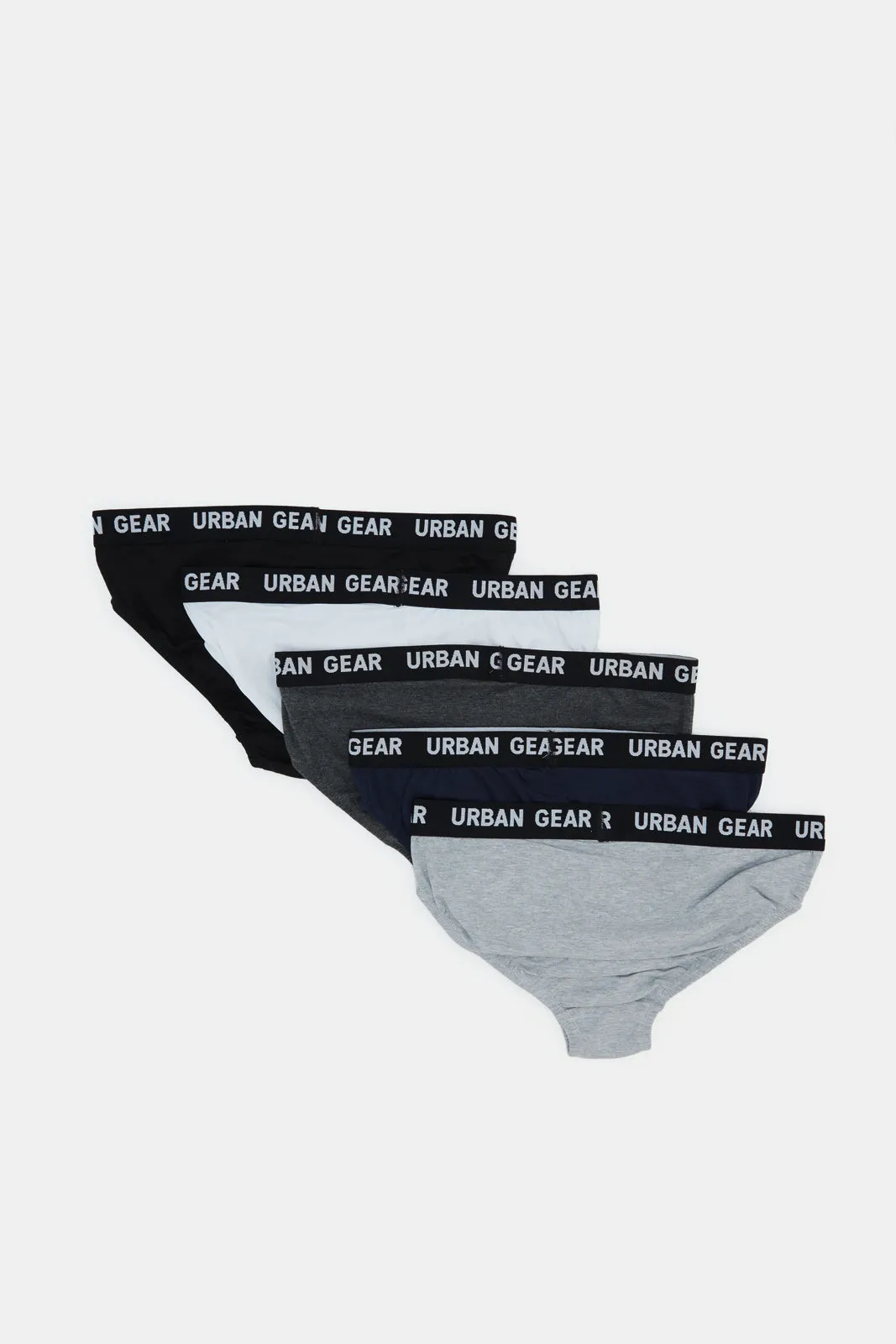 Senior Boys Assorted Solid Brief Set (Pack of 5) sold by Redtag product image thumbnail 3
