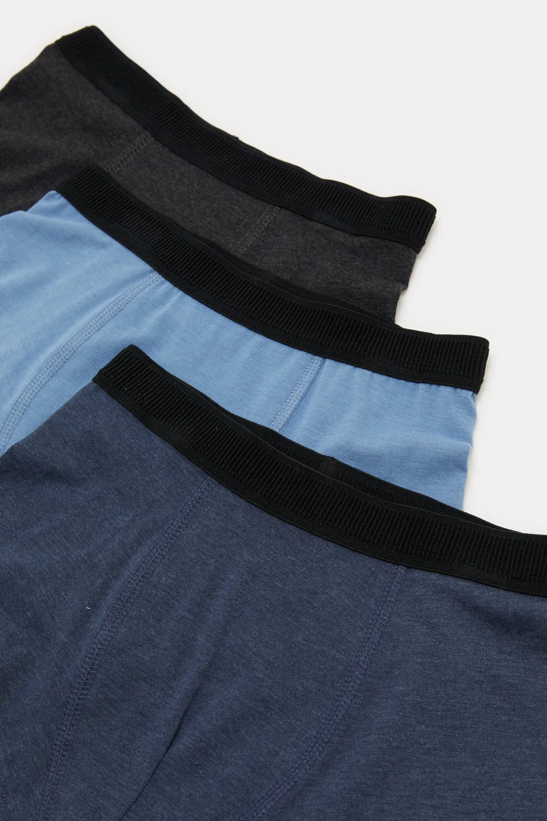 Boys Assorted Solid Boxer Brief Set (Pack of 3) sold by Redtag product image thumbnail 2